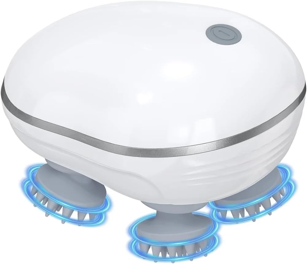 Electric Scalp Massager for Hair Growth & Stress Relief
