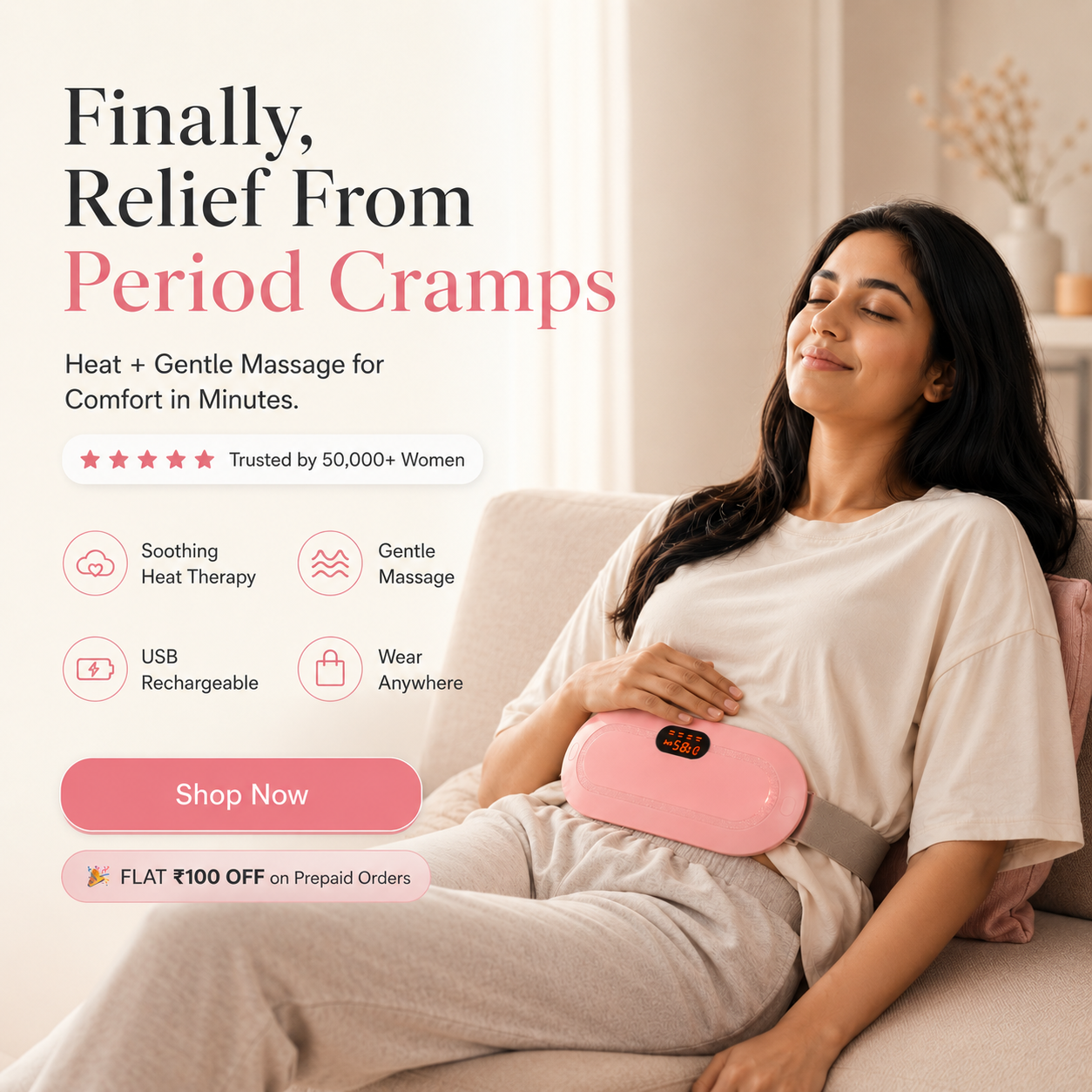 Period Cramp Relief Massager